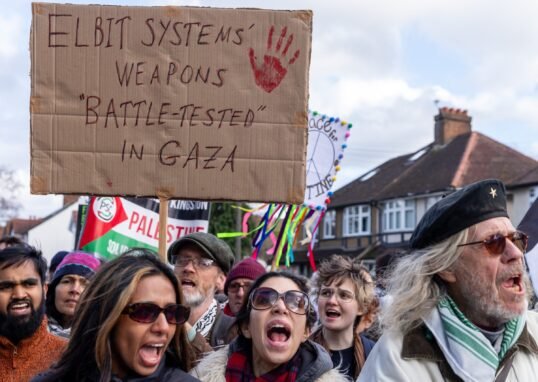 Elbit Systems Protest